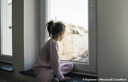 Children, victims of domestic violence in Switzerland
